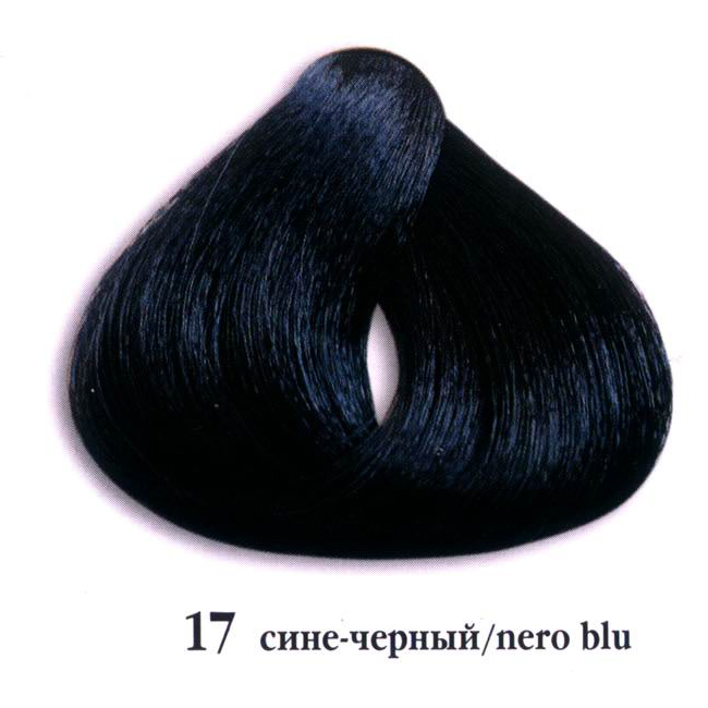 Сине черной красно черной краски для волос
