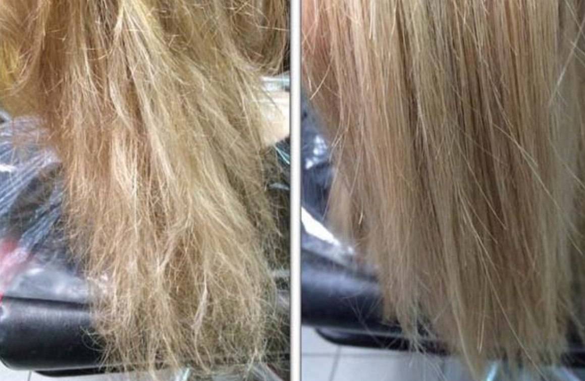 Восстановление секущихся волос