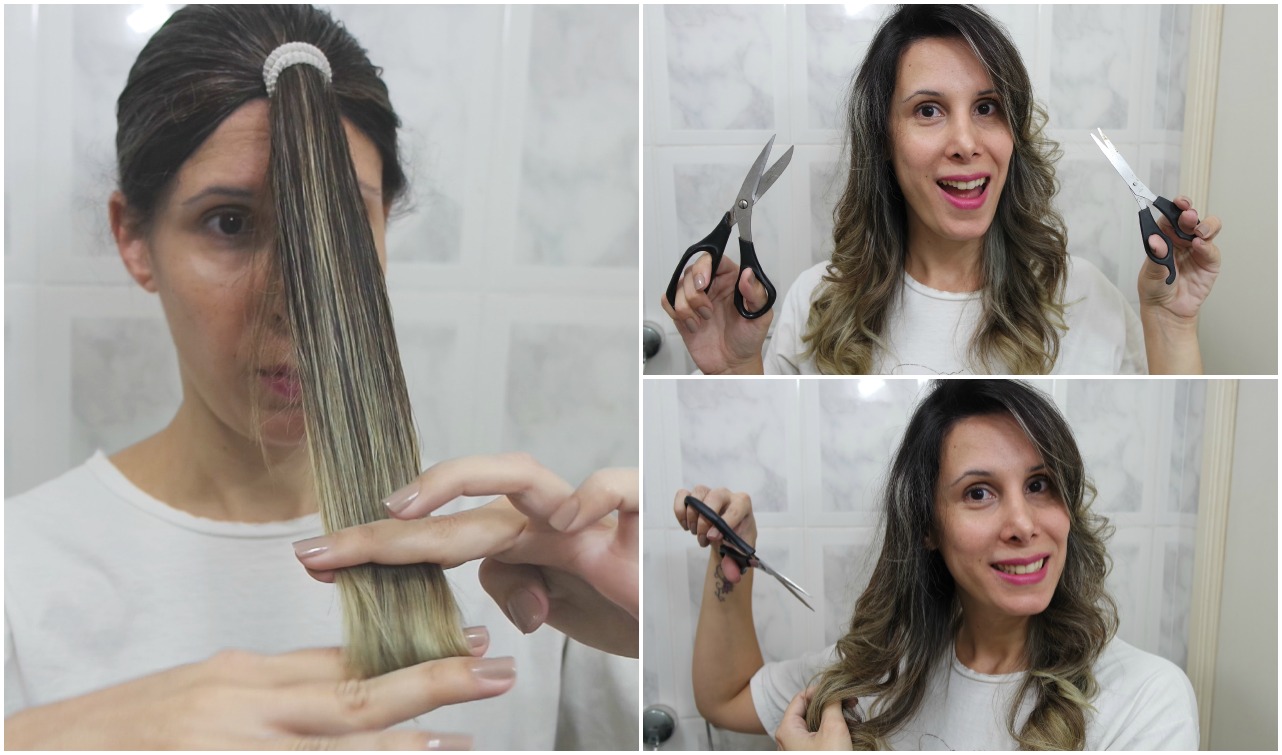 Как подровнять волосы в домашних условиях