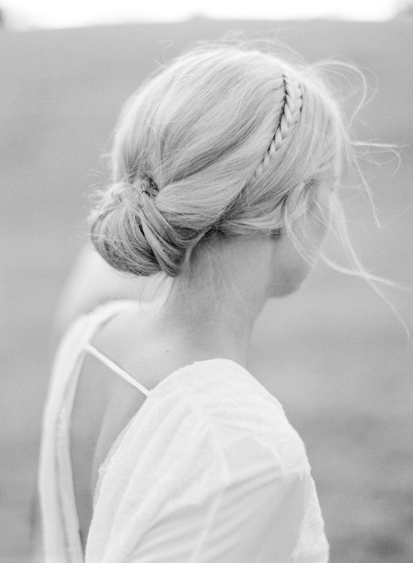 Diy low twisted bun