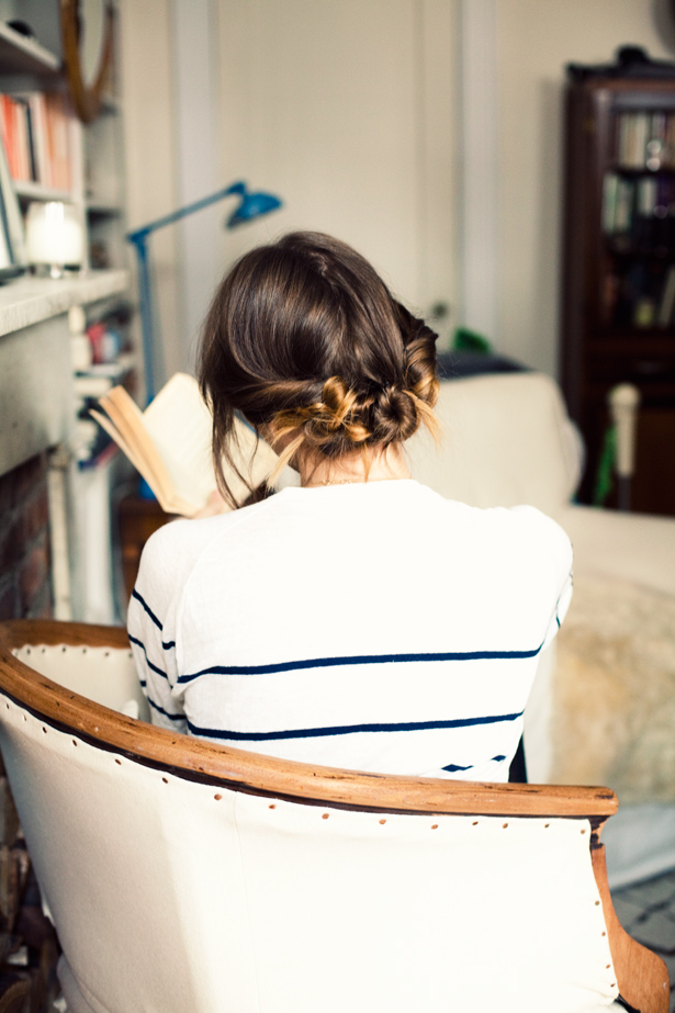 Three bun diy hairdo