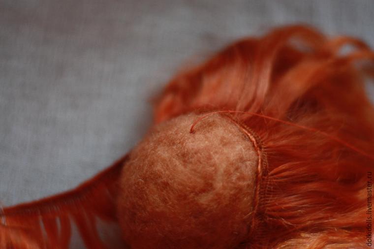 Делаем волосы кукле: пришиваем трессы, фото № 7