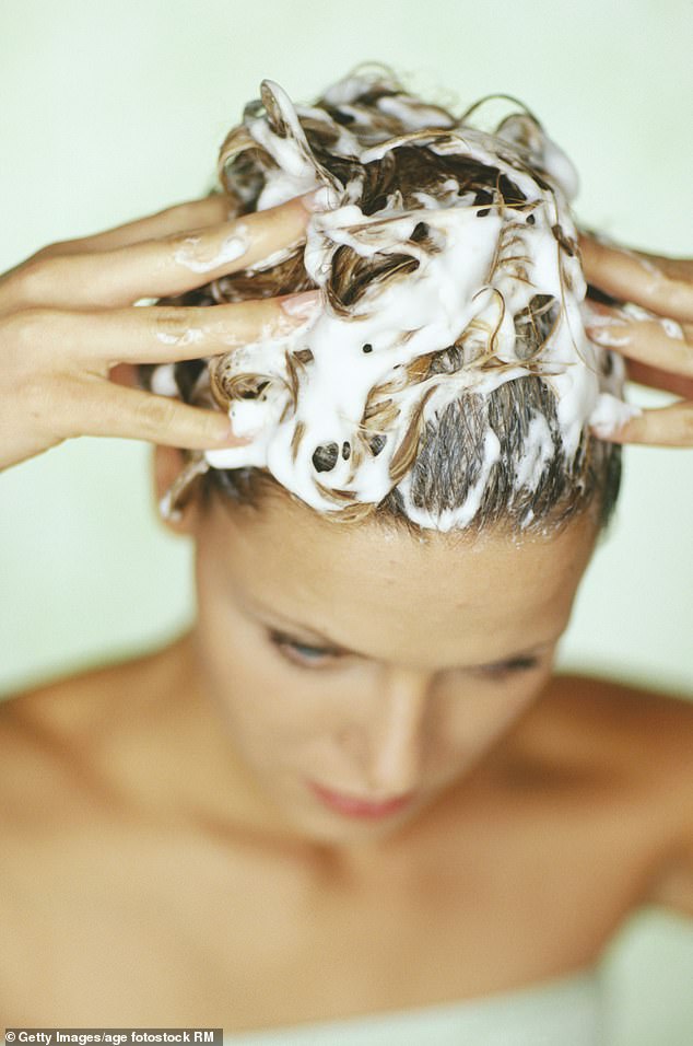 Anabel Kingsley who is a trichologist at the Philip Kingsley Clinic, advises choosing shampoo according to your hair type (file image)