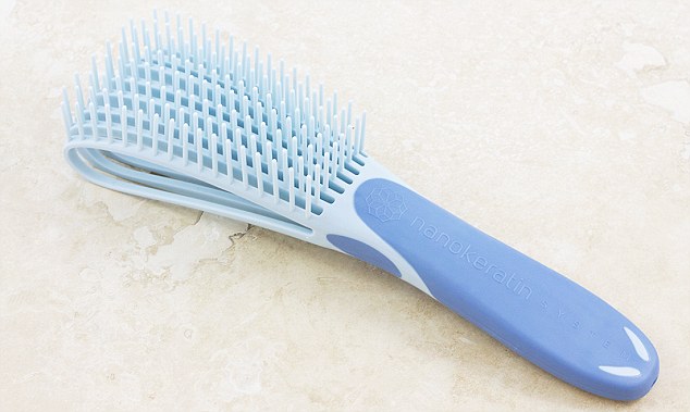 The BeFri Brush has eight free-moving arms that glide through hair and smooth it out