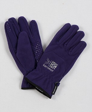 Karrimor Windproof Ladies Gloves, £4.99, sportsdirect.com (reduced from £19.99)