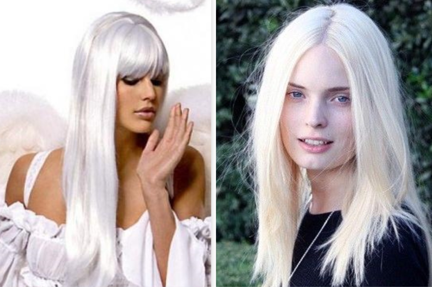 Как покрасить волосы в белый для фотосессии