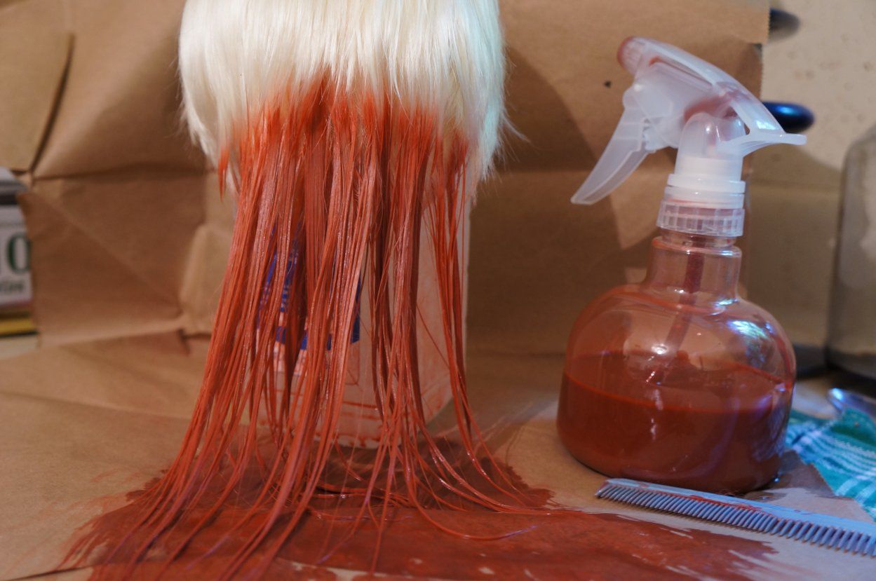 Как в домашних условиях покрасить волосы гуашью в домашних условиях