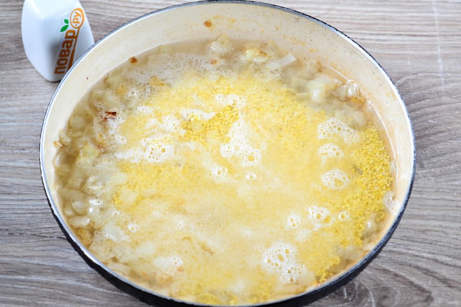 Рецепт приготовления пшенной каши на молоке в кастрюле пошаговый рецепт с фото