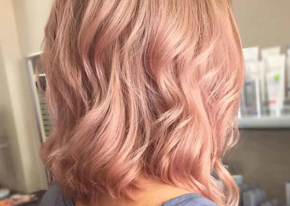 розовый бежевый блонд