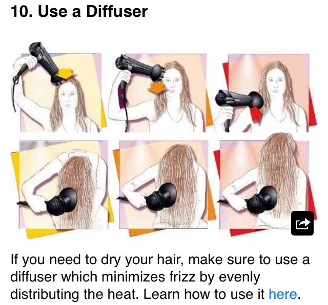 Как высушить феном волосы из волнистых прямыми