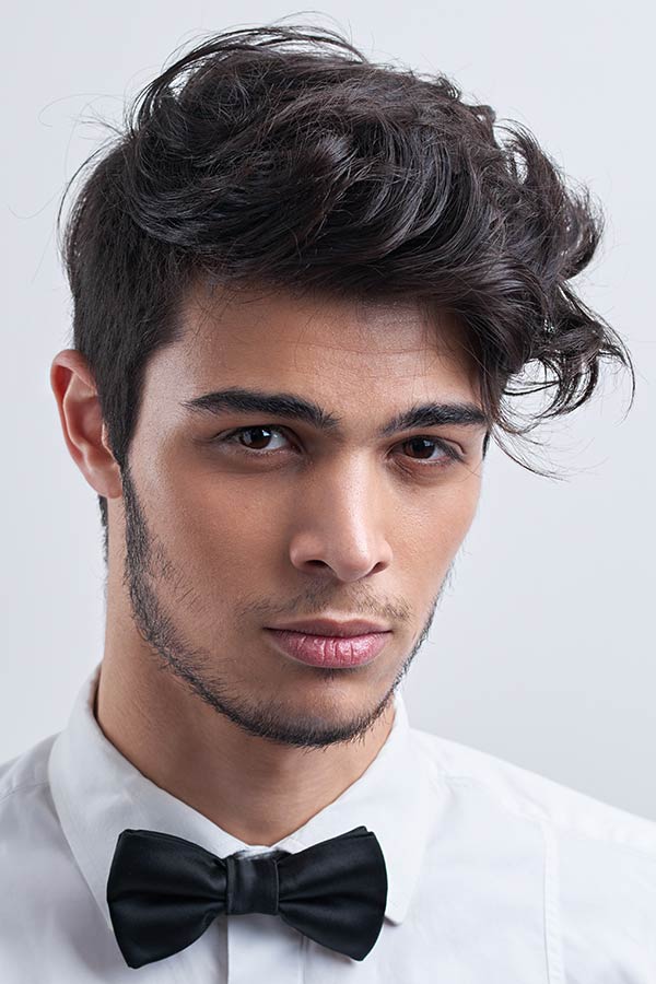 Voluminous Waves #mediumhairmen #mensmediumhaircuts #mediumhaircutsformen