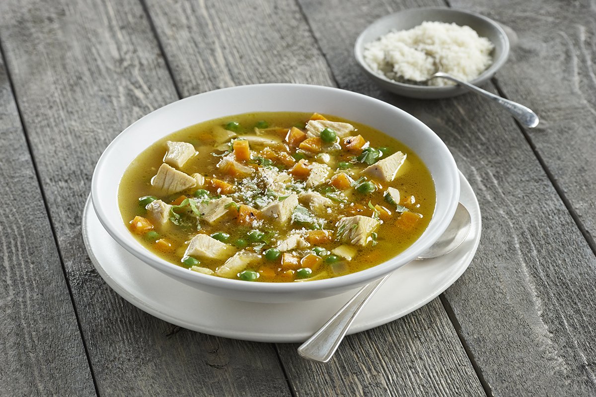 Суп с куриным окорочком рецепт с фото пошагово