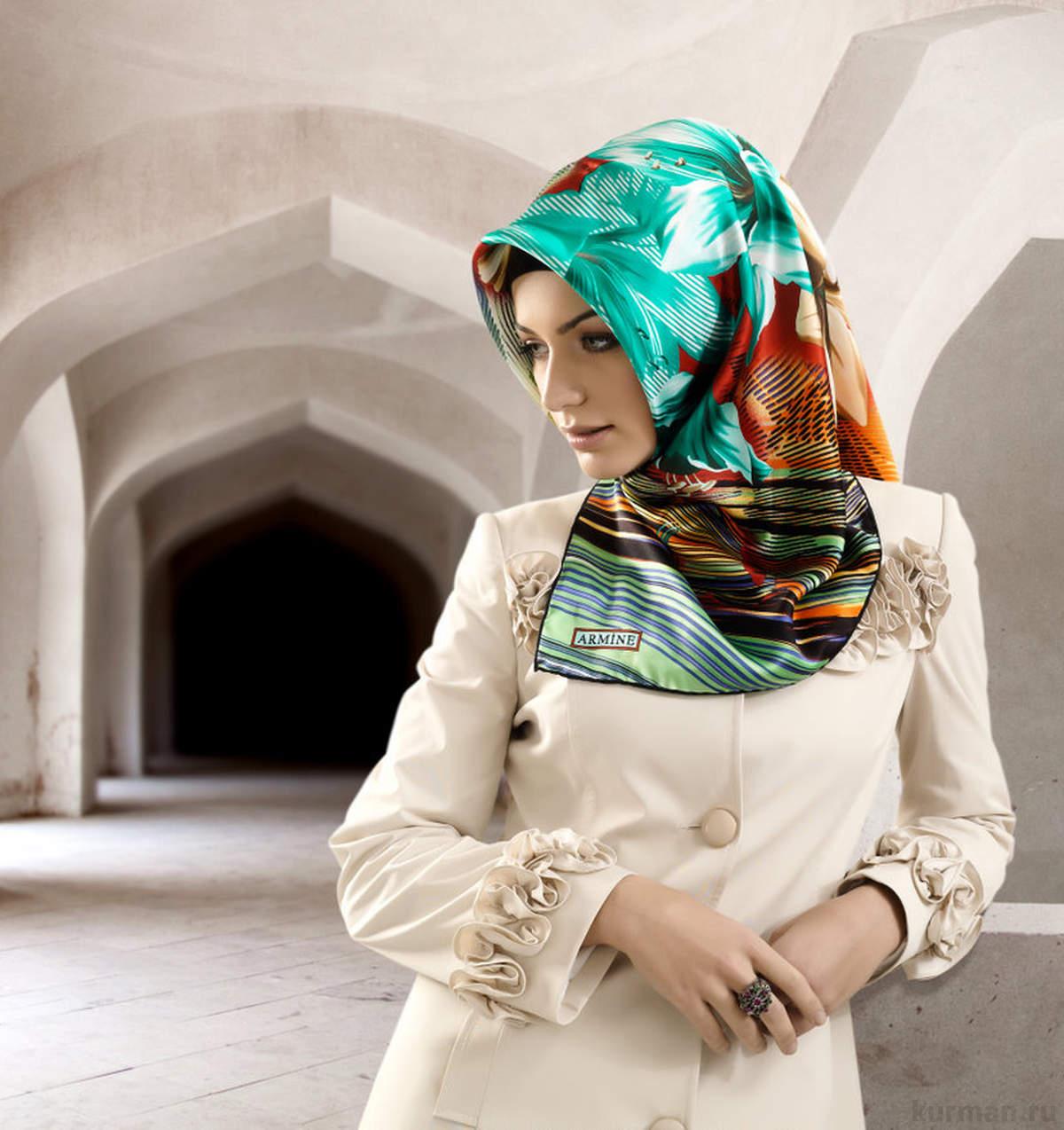 Повязать платок по мусульмански