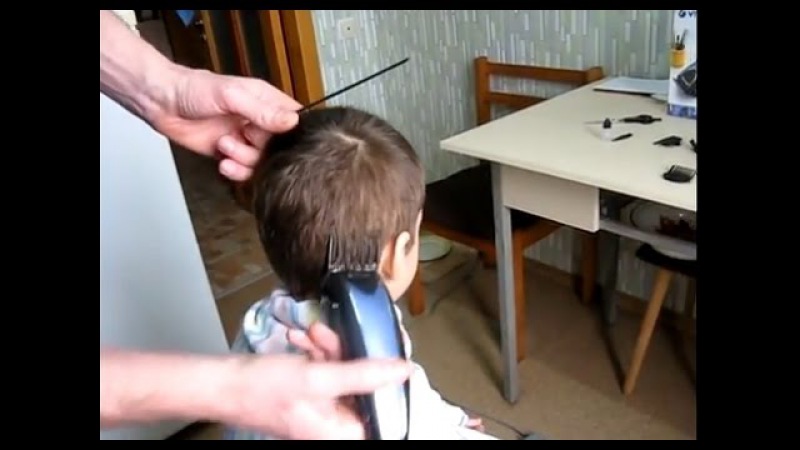 Как подстричь волосы в домашних условиях мальчику машинкой пошагово с фото