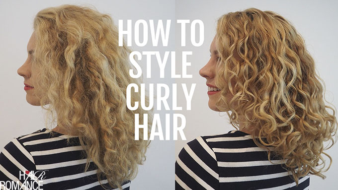 Hair Romance - How to style curly hair for frizz free curls