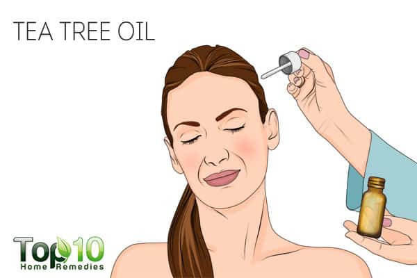 Use tea tree oil to treat scalp sores